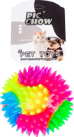 Іграшка-пищалка для собак М'яч іголчатий 7,5см