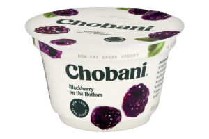 Chobani Greek Yogurt Blackberry On The Bottom