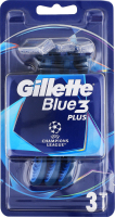 Бритвы одноразовые Plus comfort Blue 3 Gillette 3шт