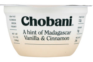 Chobani Low-Fat Greek Yogurt Vanilla & Cinnamon