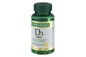 Nature's Bounty D3 Softgels - 120 CT