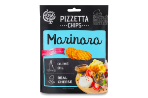 Снеки хрусткі Маринара Pizzetta Chips Snacks of the World д/п 70г