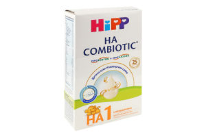 Суміш суха для дітей від народження гіпоалергенна 1 Combiotic НА Hipp к/у 350г