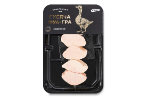 Фуа-гра гусяча скибочками заморожена в/у