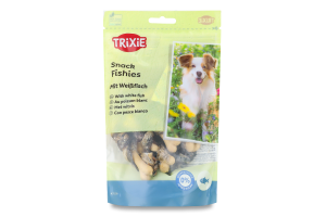 Ласощі д/собак Преміо Фішес Кісточки з білою рибою 100г Тріксі