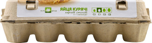 Яйца куриные пищевые столовые С1 Euro Group к/у 10шт