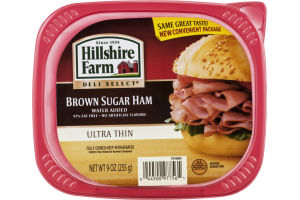 Hillshire Farm Deli Select Brown Sugar Ham with Water Added Ultra Thin