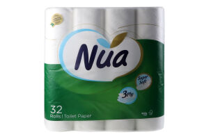 Папір туалетний NUA 3 шаровий