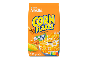 Завтрак сухой готовый с витаминами Honey nut Corn flakes Nestle м/у 250г