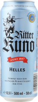 Пиво 0.5л 4.9% світле ggA Helles Ritter Kuno з/б