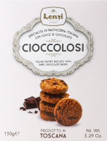 Печиво здобне тосканське з какао та шоколадною крихтою Cioccolosi Lenzi к/у 150г