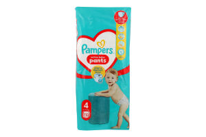 Трусики-подгузники для детей 9-15кг 4 Pants 360 Pampers 52шт