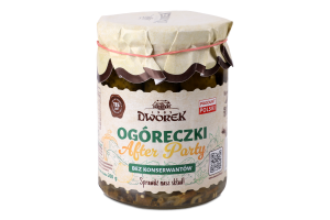 Огурцы маринованные пастеризованные After party Dworek с/б 510г