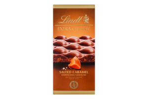 Шоколад молочный с карамелью и морской солью Extra creamy Lindt к/у 80г