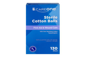 CareOne Sterile Cotton Balls - 130 CT