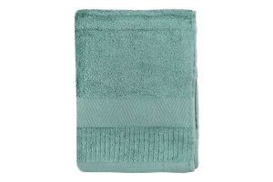 Рушник м"ятний махровий зеро твіст з бордюром 50*90см 600г/м2 ГМ Текстайл