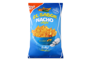 Чипси начос солоні El Sabor 180г