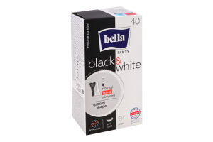 Прокладки Bella Panty Slim white+black стринг 20+20шт