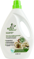 Гель для прання білизни універсальний з екстрактом бавовни Eco Control 1.2л