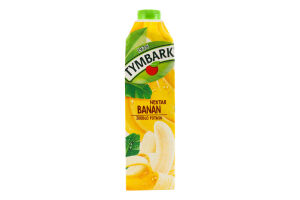 Нектар пастеризований з цукром та підсолоджувачем банановий Tymbark т/п 1л