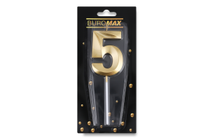 Свічка Buromax Цифра 5