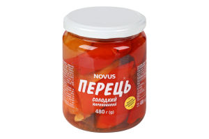 Перець солодкий маринований Novus 480г