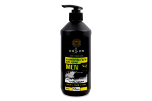 Шампунь-гель д/душу 3в1 Тотал клін 500г з дозатором Далас