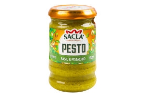 Соус Sacla' песто з базиліком та фісташкою