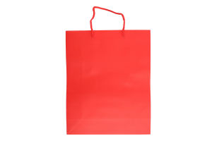 Пакет подарочный красный 26х32х10см №CSPB011 Greenwich Products Co. Limited 1шт