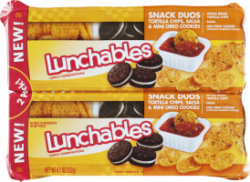 Lunchables Snack Duos Tortilla Chips, Salsa & Mini Oreo Cookies - 2 PK