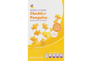 Ahold Cheddar Penguins Baked Snack Crackers