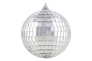 Прикраса ялинкова Куля Диско пінопласт 10см