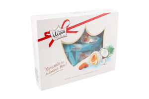 Цукерки Королівський шарм з цілим мигдалем та кокосовим кремом 185г АВК