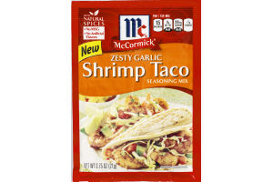 McCormick Shrimp Taco Seasoning Mix Zesty Garlic
