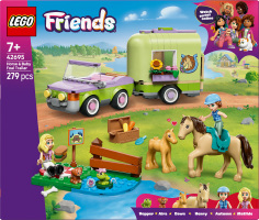 Конструктор для дітей від 7років №42695 Horse&Baby foal trailer Friends Lego 279ел