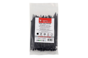 Хомут ProSwisscar пластиковий 2,5*100мм 100шт. чорний TB-001