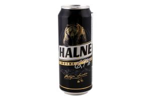 Пиво 0.5л 6.7% світле фільтроване пастеризоване Mocne Halne з/б
