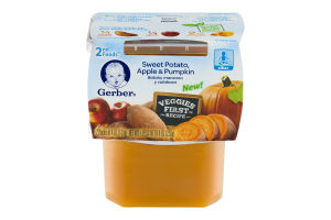 Gerber 2nd Foods Sweet Potato, Apple & Pumpkin - 2 CT
