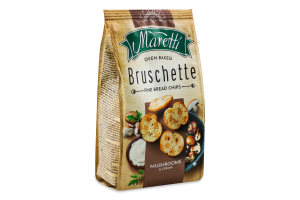 Брускетти хлібні запечені Mushrooms Cream Maretti м/у 70г