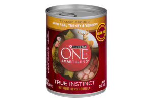 Purina ONE Smartblend True Instinct Classic Ground With Real Turkey & Venison