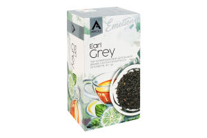 Чай чорний байховий цейлонський дрібний з ароматом бергамота Earl Grey Emotion Askold букет к/у 20х2г