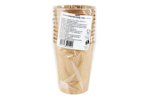 Стакан бумажный 250мл №880481 Крафт ПП Аллєгро-Опт 10шт