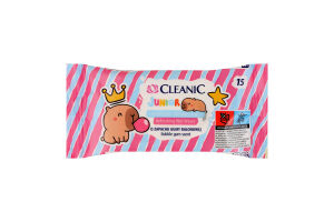 Серветки вологі Cleanic Junior