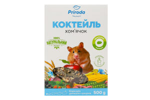 Корм д/гризунів Коктейль Хом"ячок 500г Природа