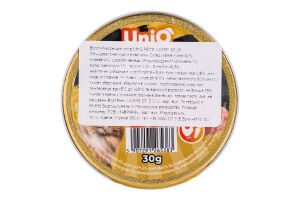 Корм вологий для котів Шматочки курки з овочами Yummy soup Uniq Pets з/б 30г
