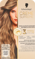 Крем-краска для волос Creme supreme №7-16 Schwarzkopf 1шт