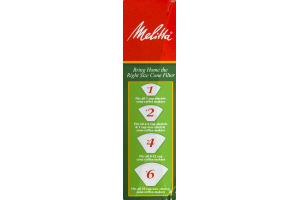 Melitta Super Premium Coffee Filters #4 Cone - 100 CT
