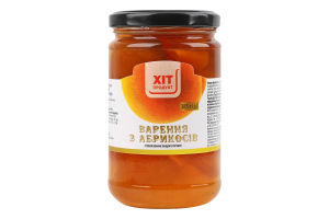 Варенье из абрикосов без косточки стерилизованное Хіт Продукт в/с с/б 385г