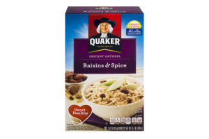 Quaker Instant Oatmeal Raisins & Spice - 10 CT