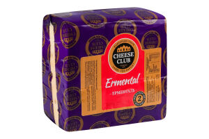 Сир 50% твердий 2 місяці визрівання Ерменталь Cheese Club кг